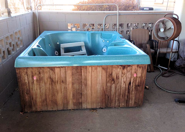 Junk Removal of Hot Tub Before